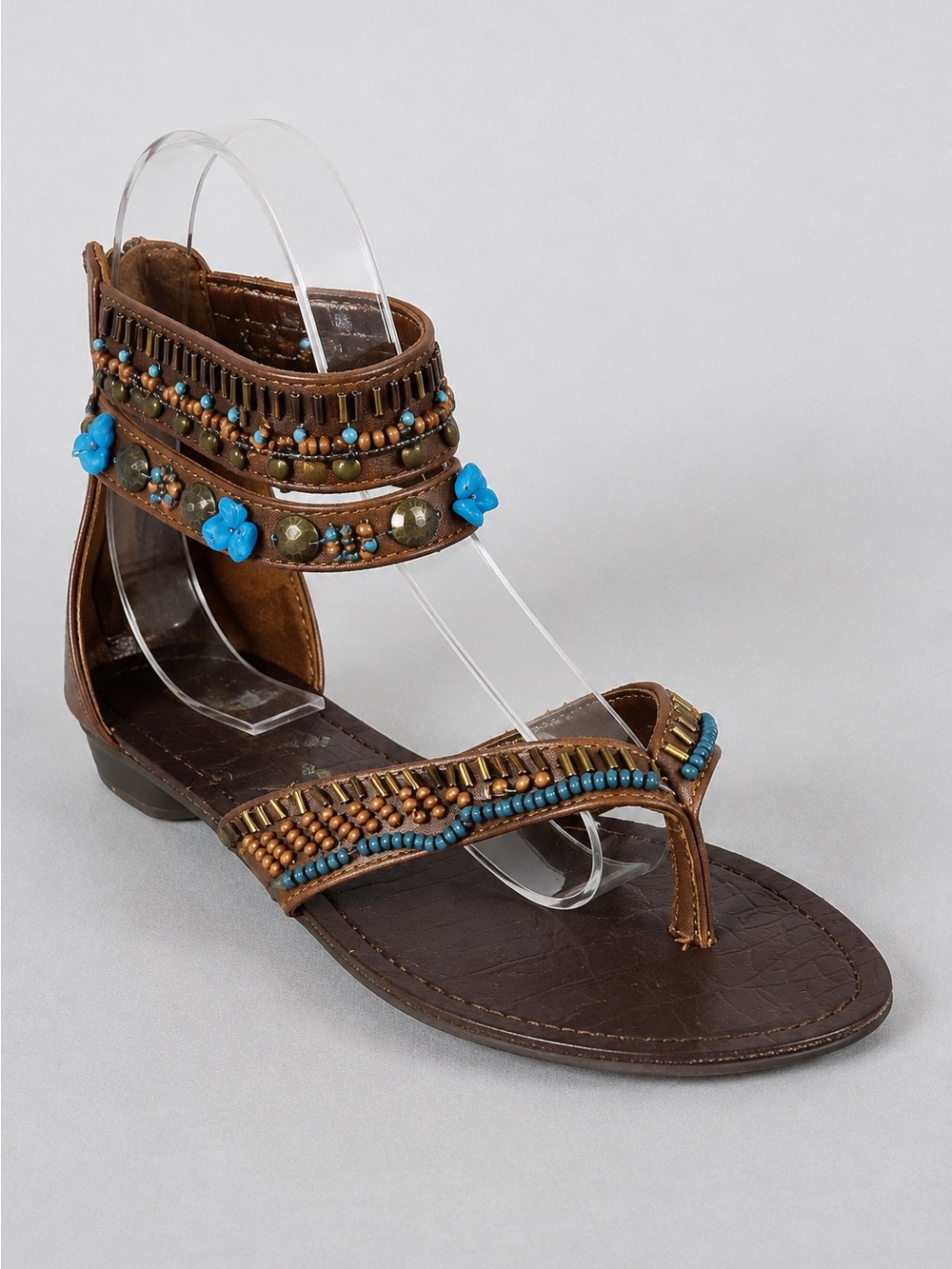 Like New Macy’s Dollhouse Embellished Gladiator Sandals